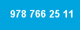 978 766 25 11 978 766 25 11